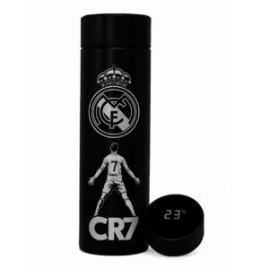 تراول ماگ رئال مادرید طرح CR7 مشکی با کیفیت